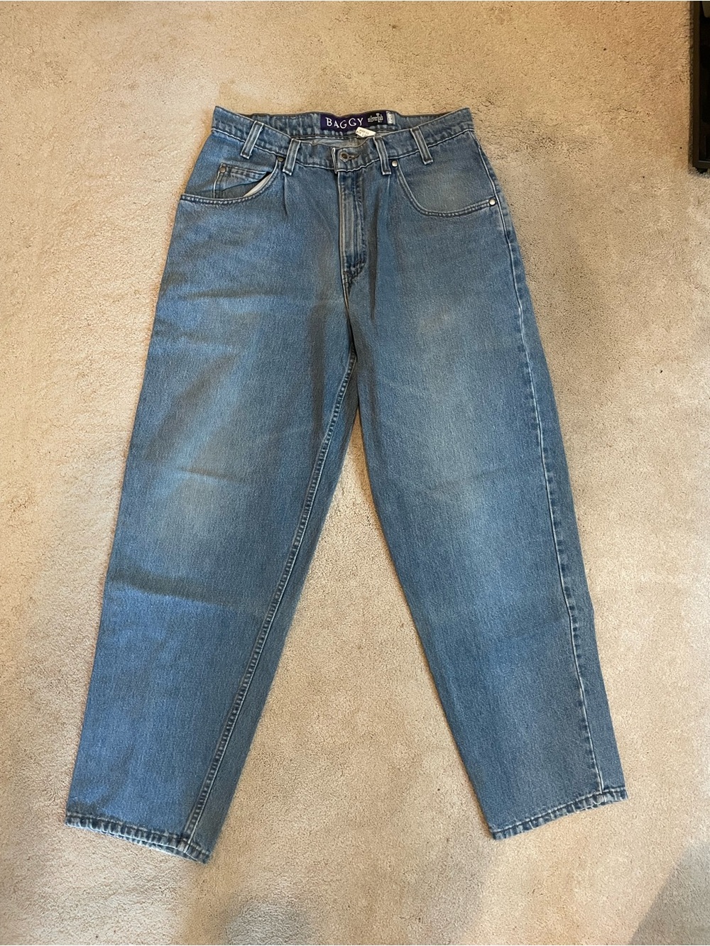 Vintage 90s Levi’s SilverTab Baggy Jeans Made in USA 34x32
